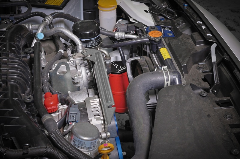 Toyota 86 Coolant Overflow Tank - Perrin Performance - Red - `13-`25